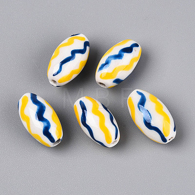 Handmade Porcelain Beads PORC-T134-15C-1