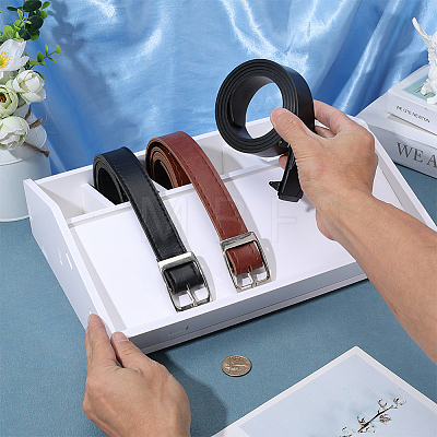 6 Grids MDF Waist Belt Storage Organizer Holder ODIS-WH0108-058-1