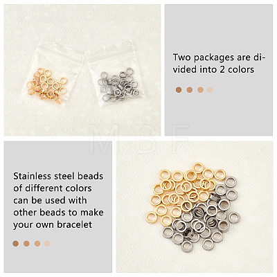 Unicraftale 304 Stainless Steel Beads STAS-UN0005-46-1