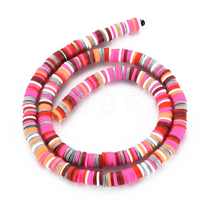 Handmade Polymer Clay Bead Strands CLAY-N011-53-1