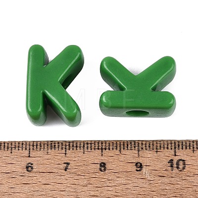 Opaque Acrylic European Beads OACR-M027-01K-11-1