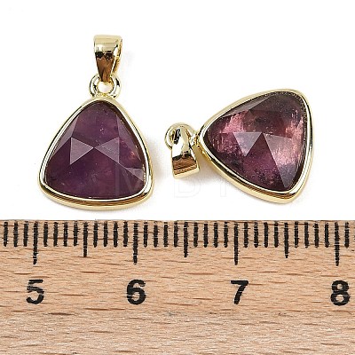 Natural Amethyst Pendants X-G-O176L-13G-1