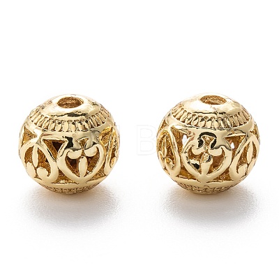 Alloy Hollow Beads X1-PALLOY-P238-23G-RS-1