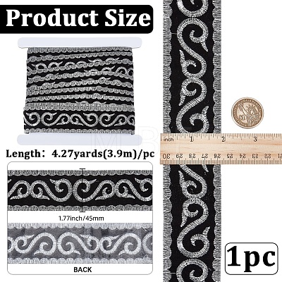 1Pc Polyester Jacquard Ribbon OCOR-CY0004-66B-1