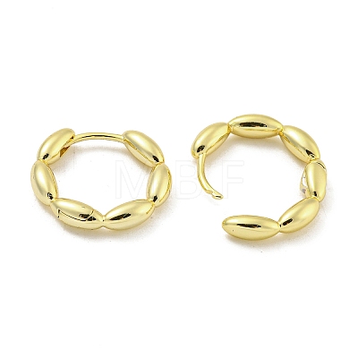 Brass Hoop Earrings EJEW-L211-010I-G-1