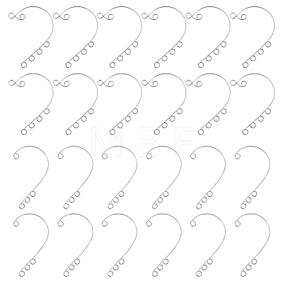 100Pcs 2 Style 316 Stainless Steel Ear Cuff Findings STAS-DC0010-68-1