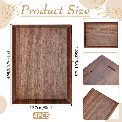 Blank MDF Medal Plaque DJEW-WH0077-06A-1