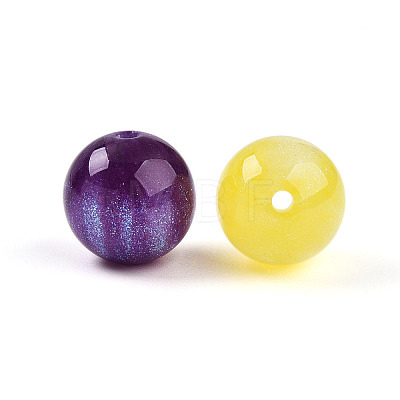 Opaque Resin Beads RESI-N042-16mm-13-1