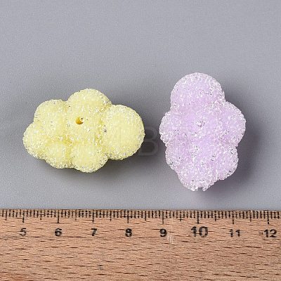 Opaque Acrylic Beads OACR-Q201-01B-M-1