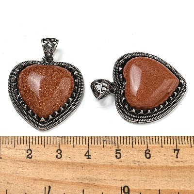 Synthetic Goldstone Pendants G-A095-01AS-06-1