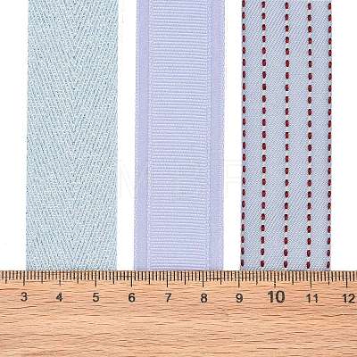 9 Yards 3 Styles Polyester Ribbon SRIB-A014-E02-1