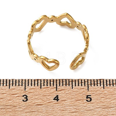 304 Stainless Steel Cuff Open Rings SA-CBA3A85-06G-1