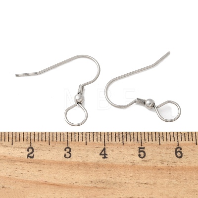 201 Stainless Steel Ear Hooks STAS-C117-03A-P-1