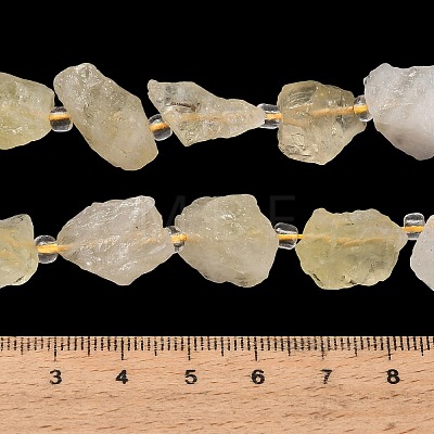 Natural Lemon Quartz Beads Strands GG-CBA0B77-A06-03-1