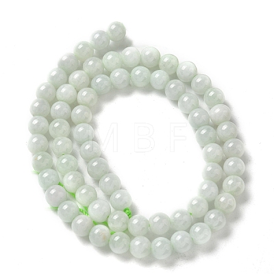 Natural Myanmar Jadeite Beads Strands G-L595-C01-01B-1