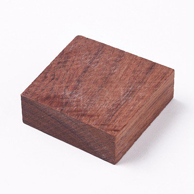 Square Wooden Pieces for Wood Jewelry Ring Making WOOD-WH0101-29F-1