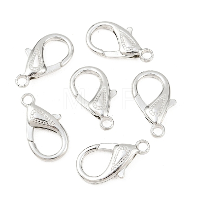 Tibetan Style Alloy Lobster Claw Clasps PALLOY-O027-P01-1