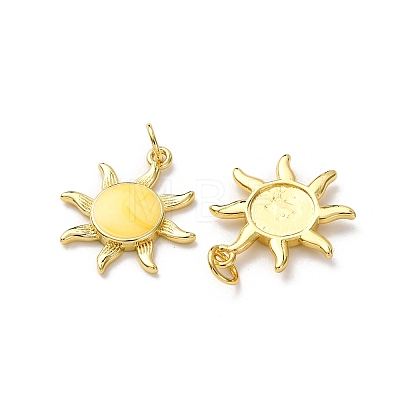 Brass Enamel Pendants LS-FIND-I055-01G-02-1