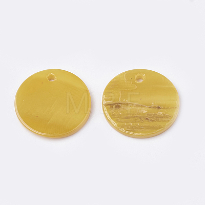 Freshwater Shell Pendants SHEL-Q020-03D-1
