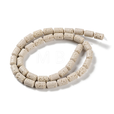 Synthetic Lava Rock Dyed Beads Strands G-H311-04-02-1