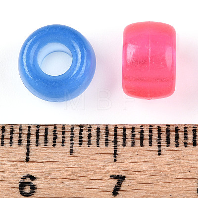 Transparent Luminous Acrylic Beads OACR-N137-33-1