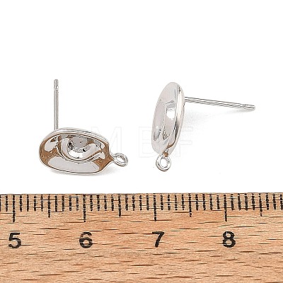 SHEGRACE Brass Stud Earring Findings XGRQ6M591-903P-1