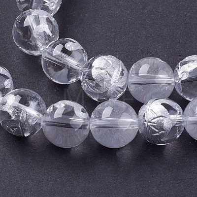 Natural Quartz Crystal Beads Strands G-G433-8mm-05-1