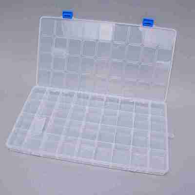 Plastic Storage Case CON-WH0073-58-1