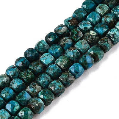Natural Chrysocolla Beads Strands G-N342-117-1