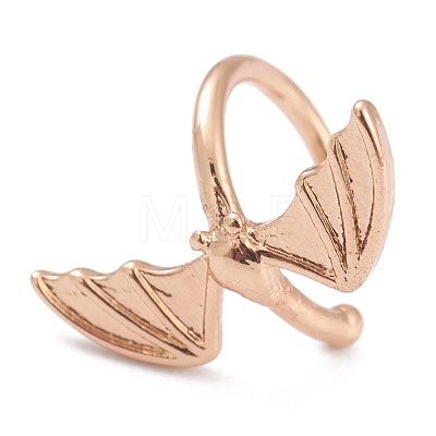 Brass Cuff Earrings for Halloween EJEW-L257-01C-1