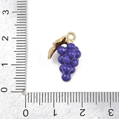 Fruit Alloy Enamel Pendants ENAM-P264-02G-G03-1