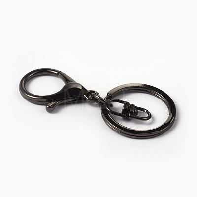 Alloy Keychain Clasp Findings X-KEYC-M180-02-1