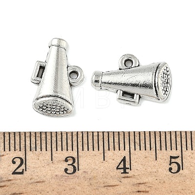 Cheerleader Megaphone Tibetan Style Alloy Pendants TIBEP-NH0001-01C-AS-1