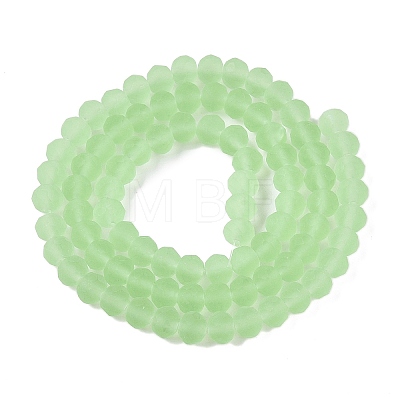 Transparent Glass Beads Strands EGLA-A044-T6mm-MD09-1