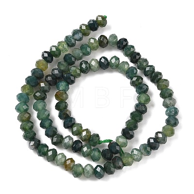Natural Moss Agate Bead Strands G-D344-A11-1