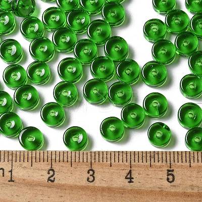 Transparent Colours Glass Seed Beads X-SEED-E001-T3x6mm-01-1