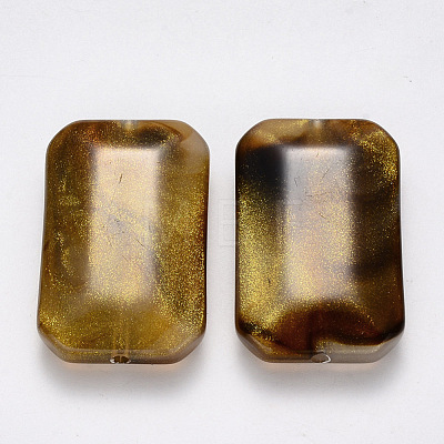 Imitation Gemstone Acrylic Beads OACR-R075-01A-1