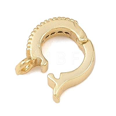 Brass Micro Pave Cubic Zirconia Pendant Bails KK-G544-32G-1