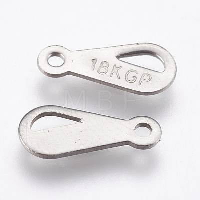 304 Stainless Steel Chain Tabs STAS-P196-10-1