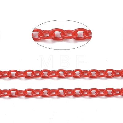 Opaque Acrylic Cable Chains CHAC-P001-01-1