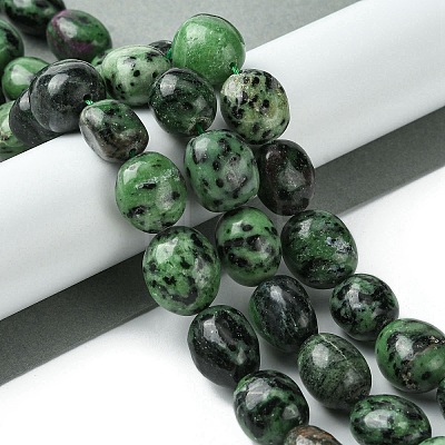 Natural Ruby in Zoisite Beads Strands G-G117-A02-02-1