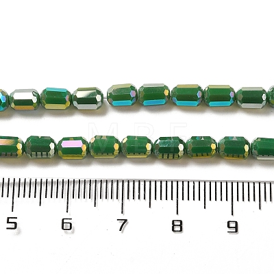 Electroplate Glass Beads Strands EGLA-D031-01E-1