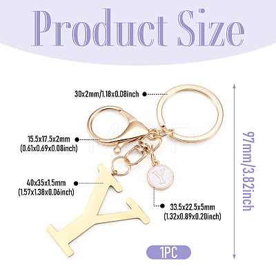 Stainless Steel Keychains KEYC-TAC0035-004Y-G-1