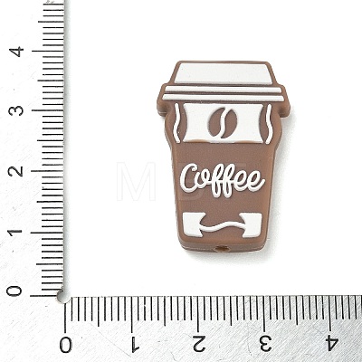 Coffee Theme Silicone Beads SL-CBACE28-01A-1