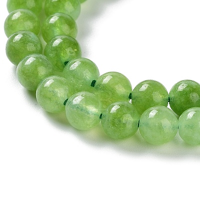 Dyed Natural Malaysia Jade Beads Strands G-G021-02A-04-1