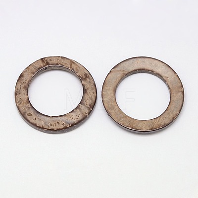 Wood Jewelry Findings Coconut Linking Rings COCO-O006A-12-1