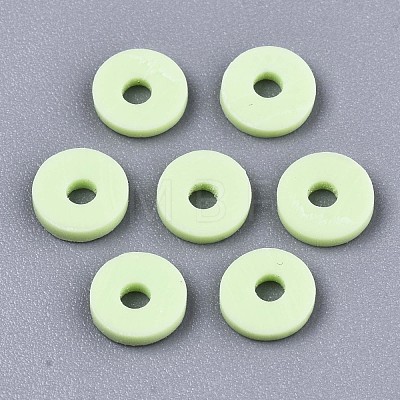 Handmade Polymer Clay Beads Strands CLAY-R089-8mm-Q080-1