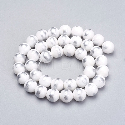 Natural Mashan Jade Beads Strands G-G833-4mm-23-1