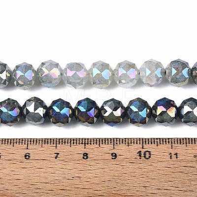 Anti-Tarnish Electroplate Glass Beads Strands GLAA-N064-10mm-01-1