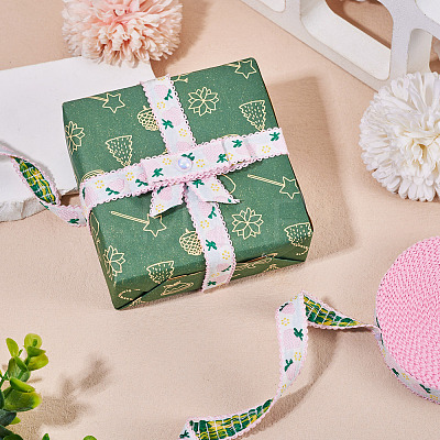 10 Yards Polyester Strawberry Ribbon OCOR-TA0003-60-1
